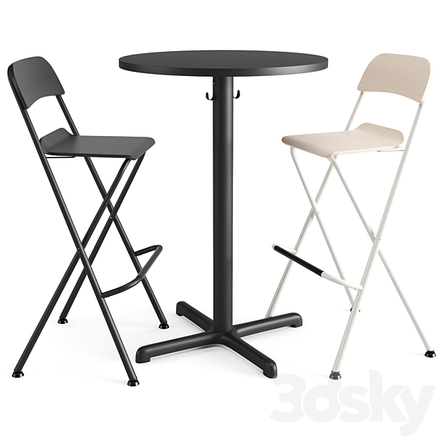 Setensele Franklin Bar Table And Chair, Ikea Bar Table And Stools Outdoor