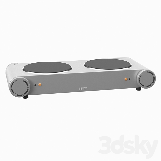 3d Models Kitchen Appliance Portable 21 Electric Cooktop With