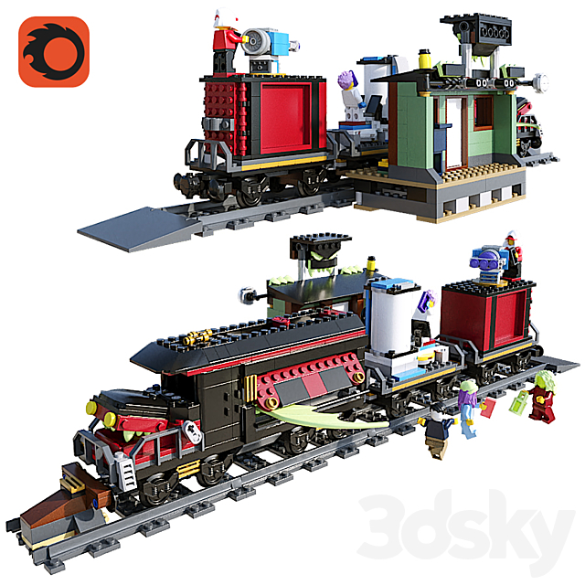 ghost train express lego