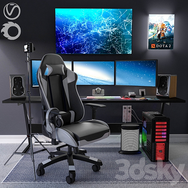 Featured image of post 3D Gaming Room Setup