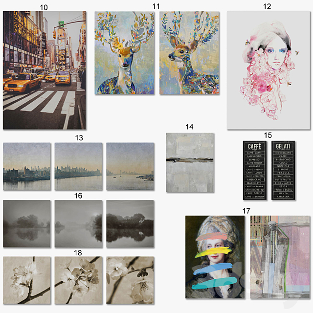 3d Models Frame Ikea Pictures Pjatteryd