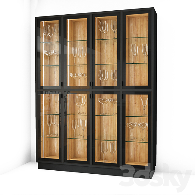 3d Models Wardrobe Display Cabinets Display Cabinet With