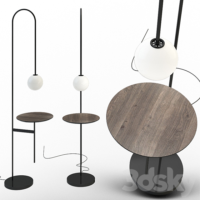 light with a table
