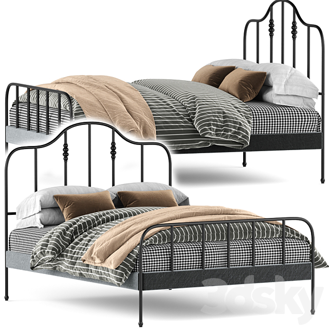 Ikes Sagstua Bed - Bed - 3D Models