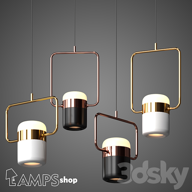 3d models: Chandelier - Chandelier dice-box