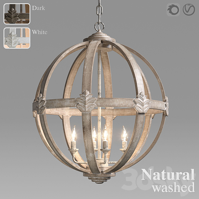 3d Models Ceiling Light Spence Pendant Restoration Hardware