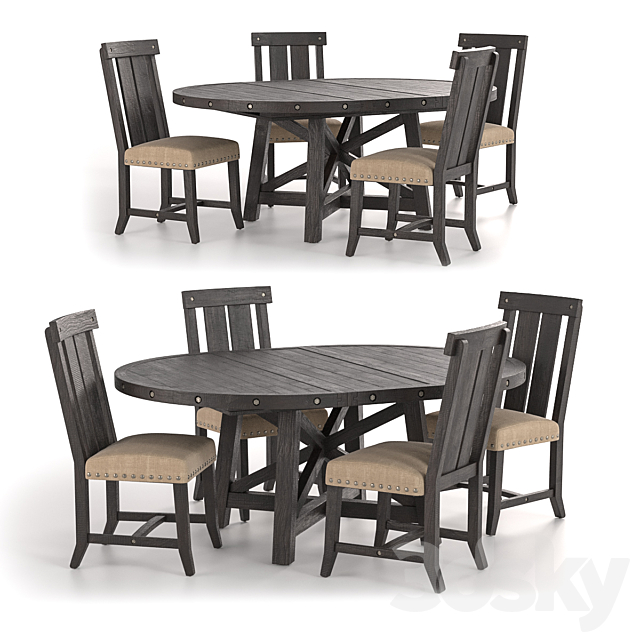 Jaxon Extension Round Dining Table And, Round Dining Table Set With Extensions