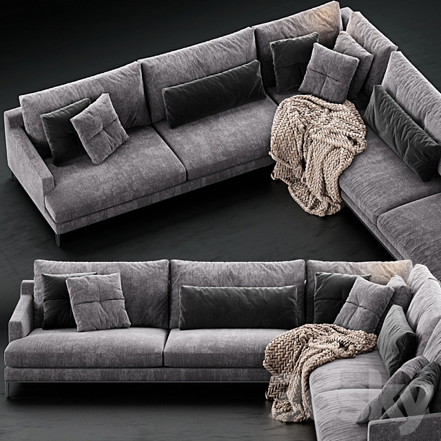 3d models: Sofa - Poliform Bellport Sofa 3 Buy online with guaranteed price and shipping door to door to the us.