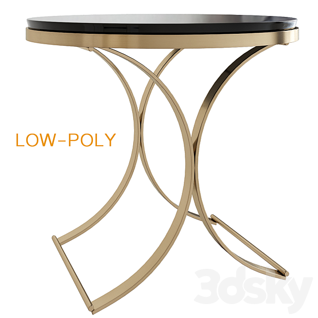 3d Models Table Romania Marble Rose Gold Side Table Coffee