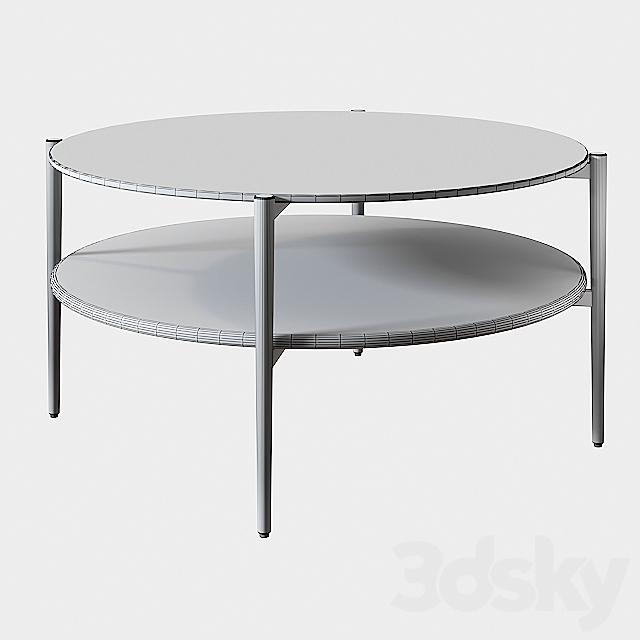 3d Models Table West Elm Mid Century Art Display Round Coffee Table