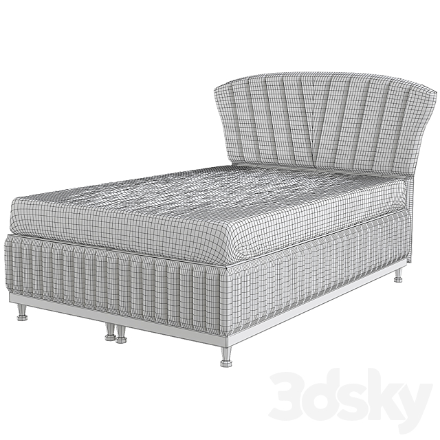 3d Models Bed Bambi Comfotherm Baza