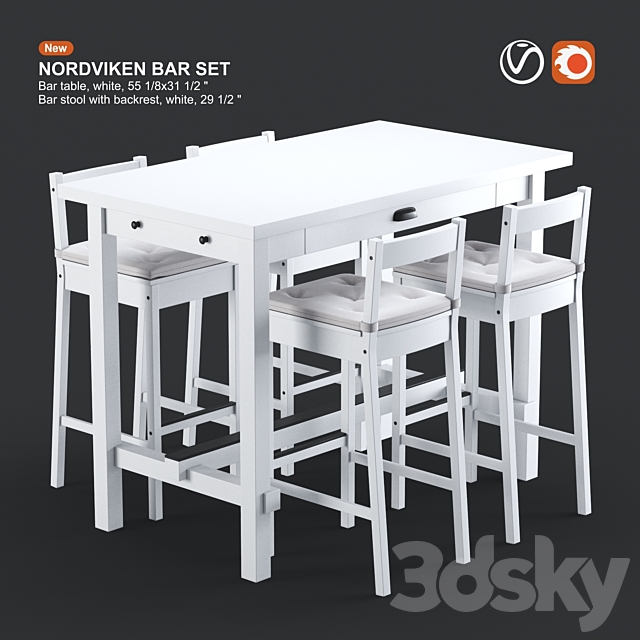 Ikea Nordviken Bar Table And Stool, Ikea Bar Table And Stool Set