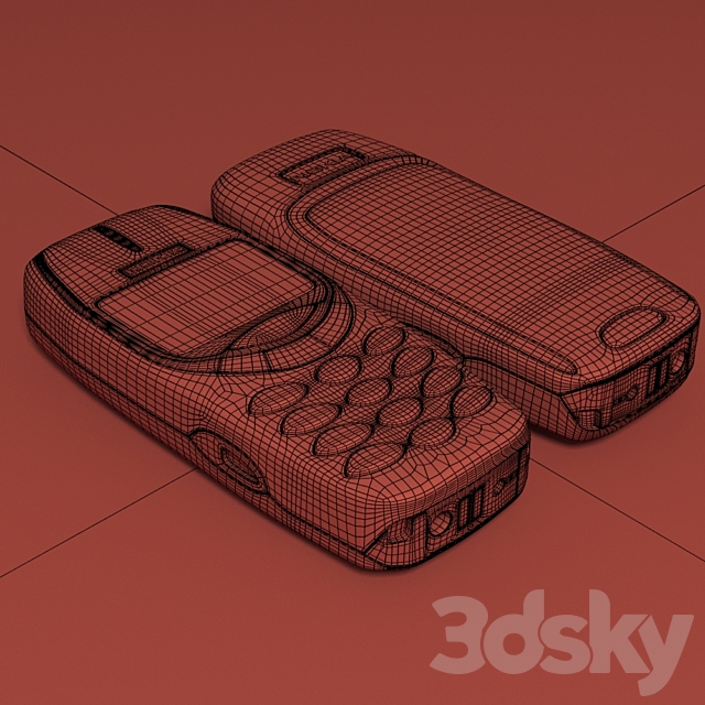 3d Models Phones Nokia 3310