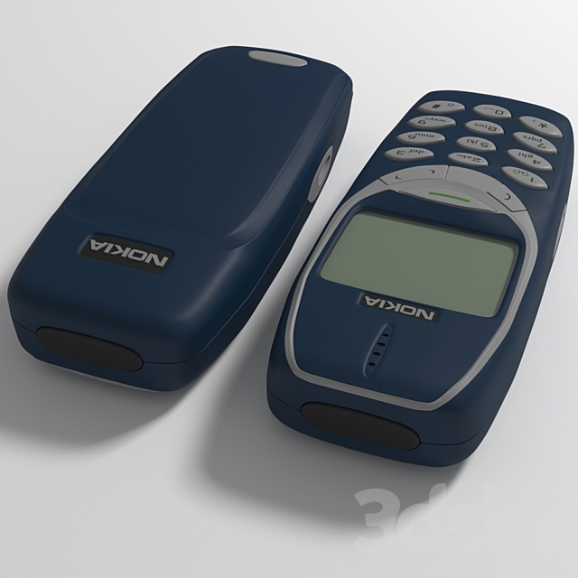 3d Models Phones Nokia 3310