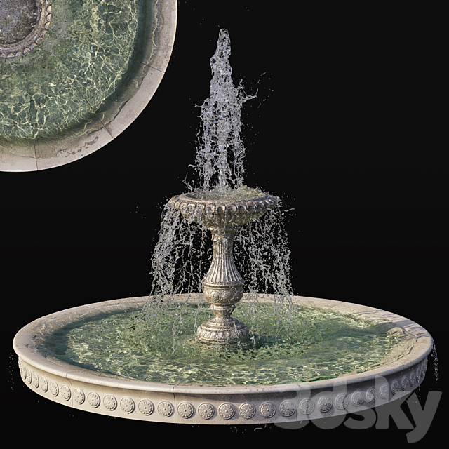 3d Models Other Classic Fountain 1