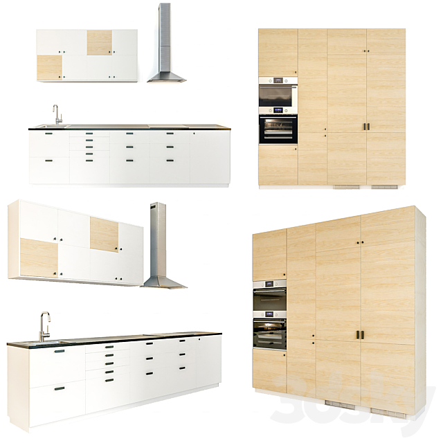 3d Models Kitchen Ikea Askersund
