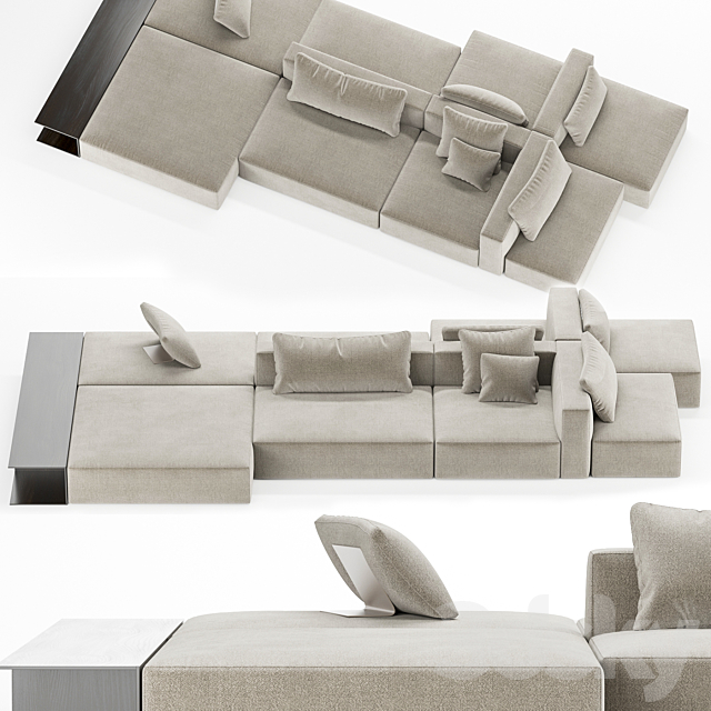 3d Models Sofa Poliform Westside Divano