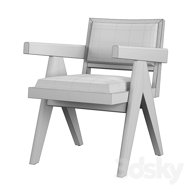 RH Jakob Dining Chair Chair 3D Models