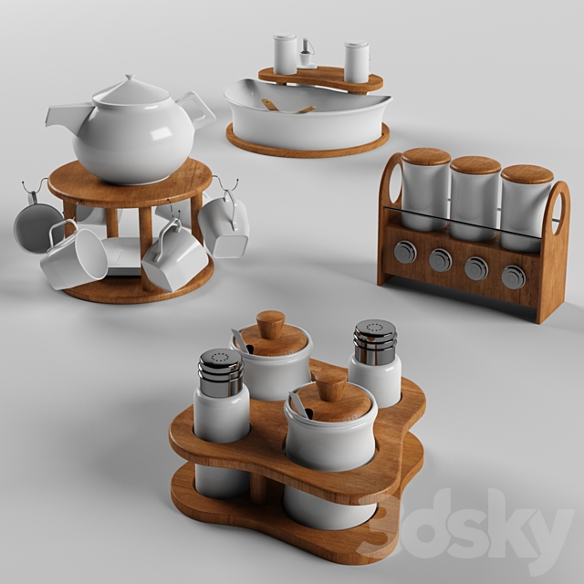 3d models: Other kitchen accessories - Set Kitchen(Ikea)