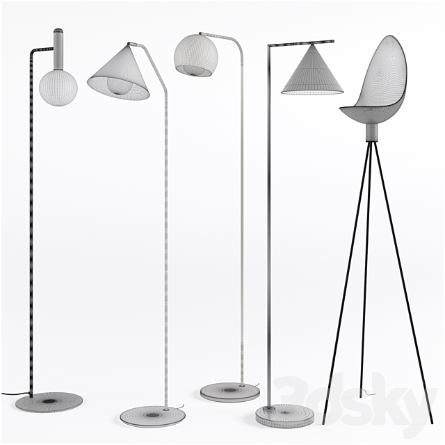 3d Models Floor Lamp Boconcept Floor Lamp Collections