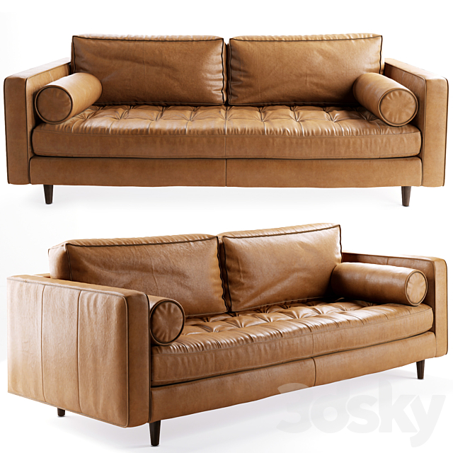 3d Models Sofa Article Sven Charme Tan Sofa