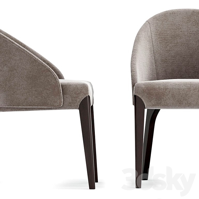 3d Models Table Chair Dining Set Bugatti Sandalye