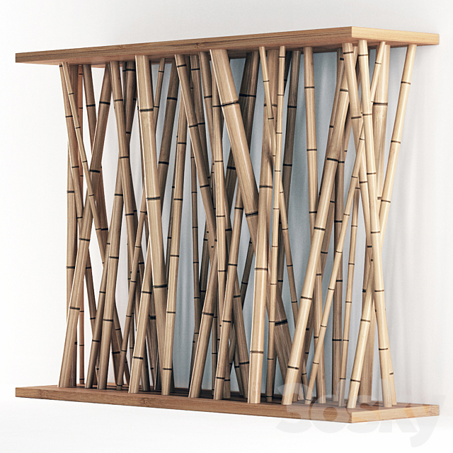 3d Models Other Decorative Objects Bamboo Wall Decor Bamboo