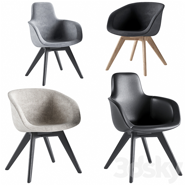 3d Models Chair Tom Dixon Scoop Chair
