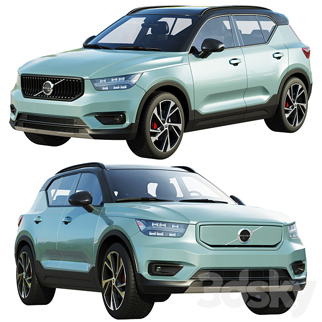 3d Models Transport Volvo Xc40 Xc40 Recharge 2020