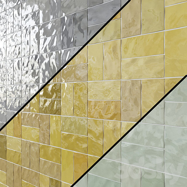 Ceramic wall tile WOW FEZ Gloss 2 - Tile - 3D Models