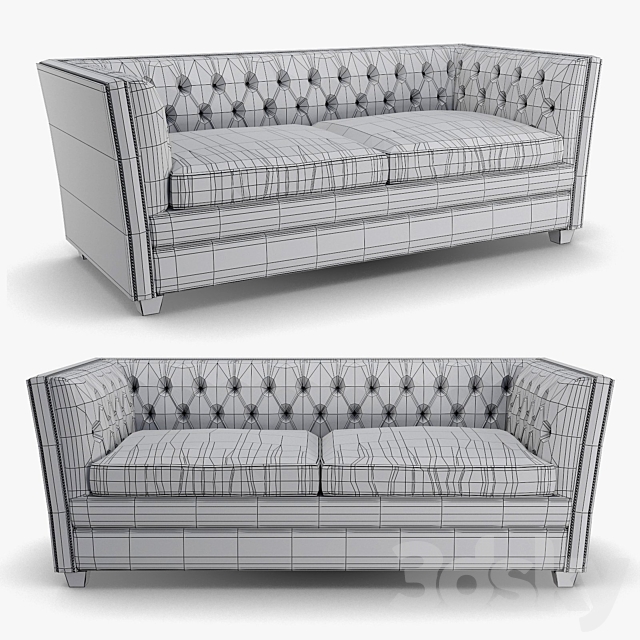 3d Models Sofa Mitchell Gold And Bob Williams Fiona Super