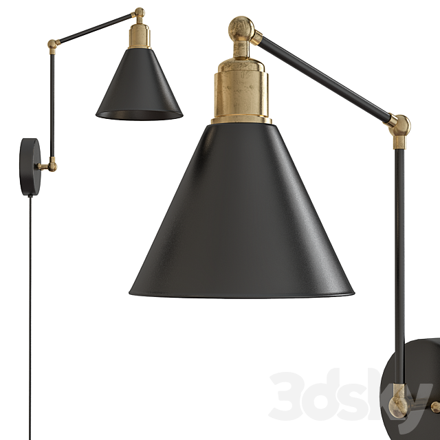 3d Models Wall Light Wall Mounted Ikea Lamps