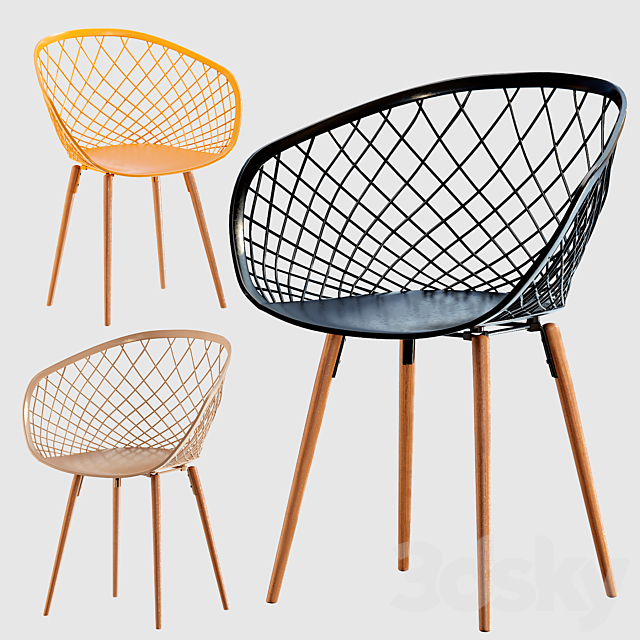 3d Models Chair Cb2 Sidera Desk Chair
