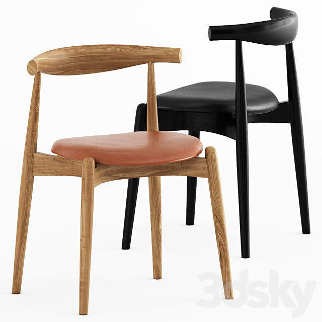 3d Models Chair Carl Hansen Ch20 Elbow Chair
