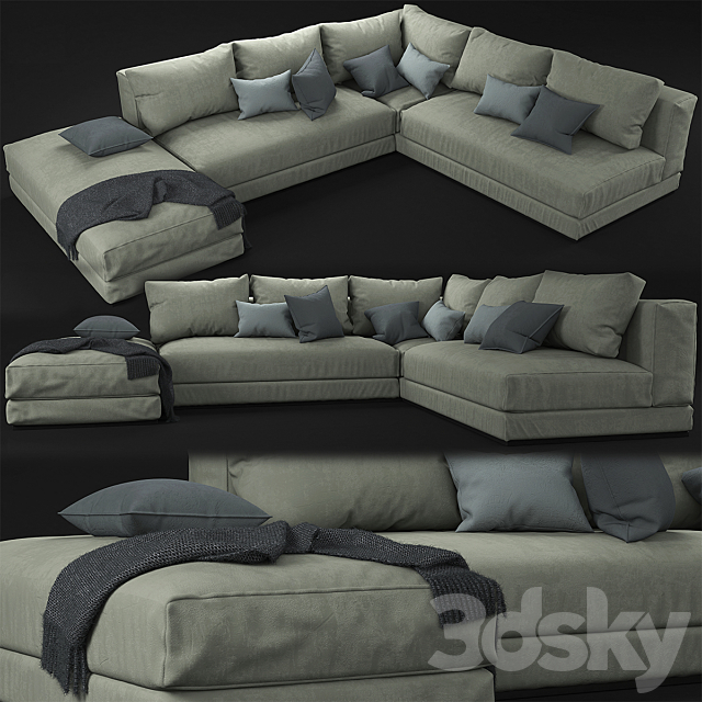 3d Models Sofa Corner Sofa Set