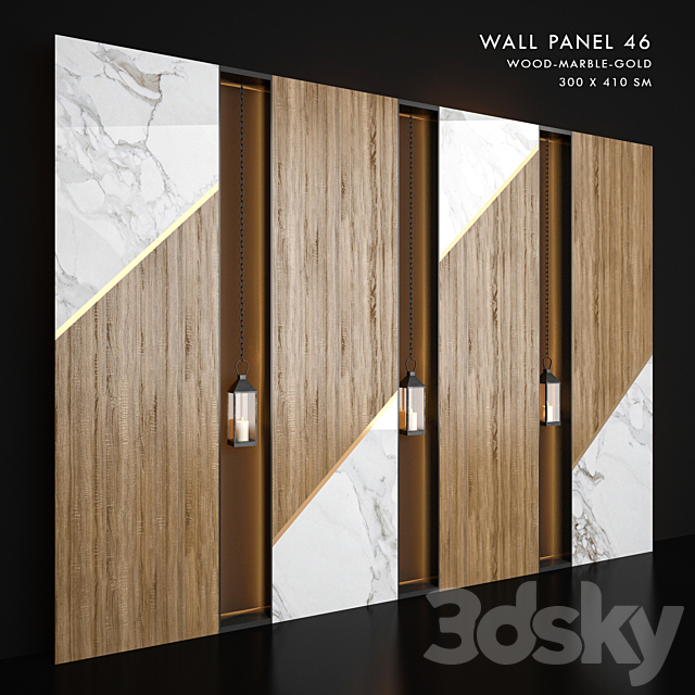 3d Models Other Decorative Objects Wall Panel 46