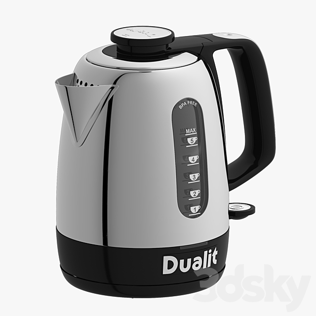 3d models: Kitchen appliance - Dualit domus kettle