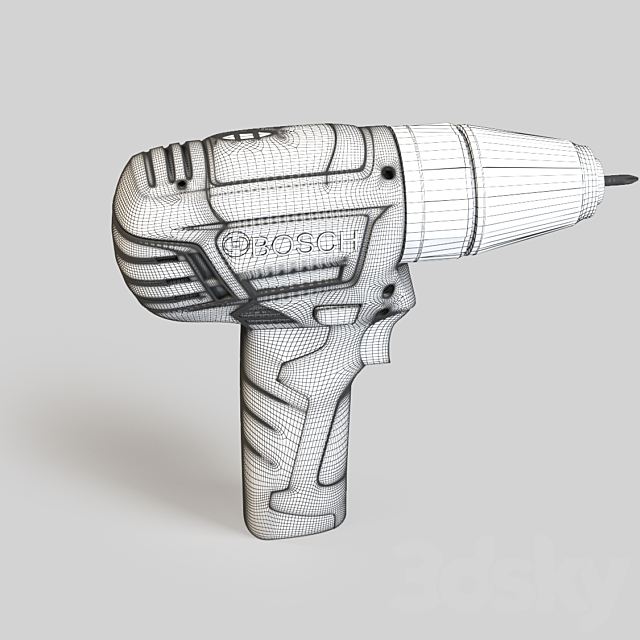 3d Models Miscellaneous Bosch Psr 1080 Li Cordless Drill Driver