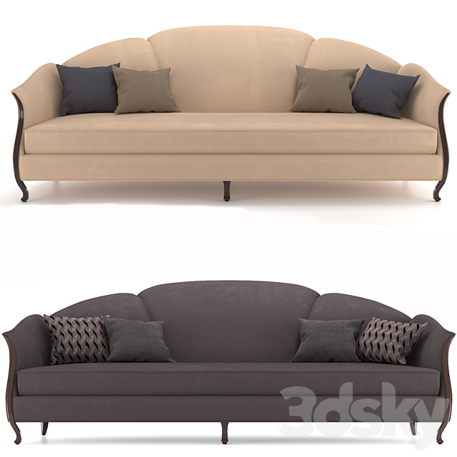 3d Models Sofa Arrondie Christopher Guy Sofa