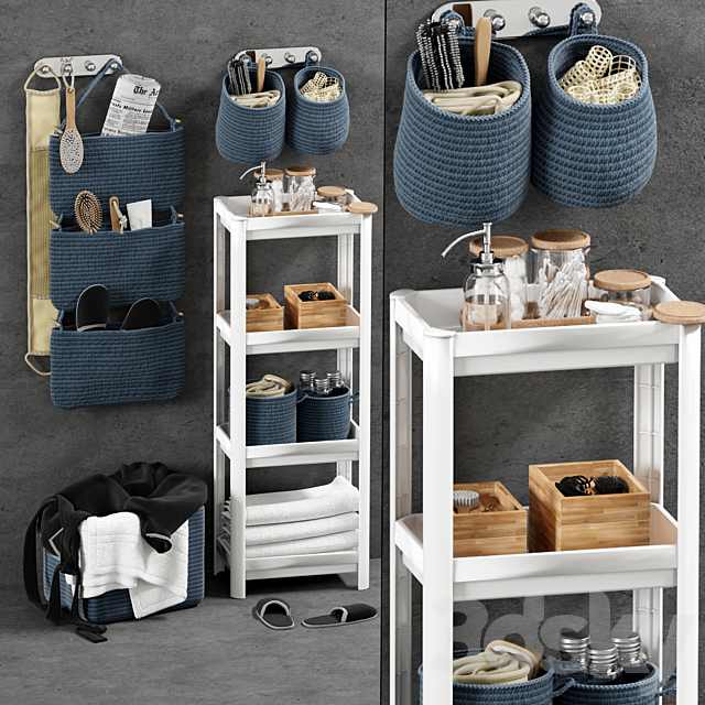 3d Models Bathroom Accessories Bathroom Set 2 Ikea