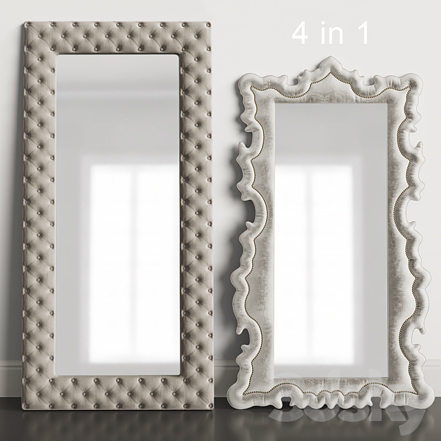 3d Models Mirror Classic Mirror Set