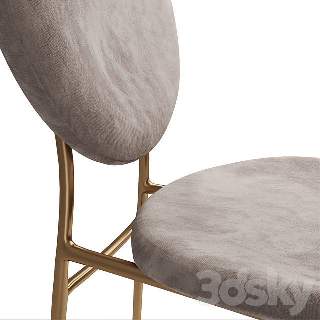 3d Models Chair West Elm Ingrid Dining Chair