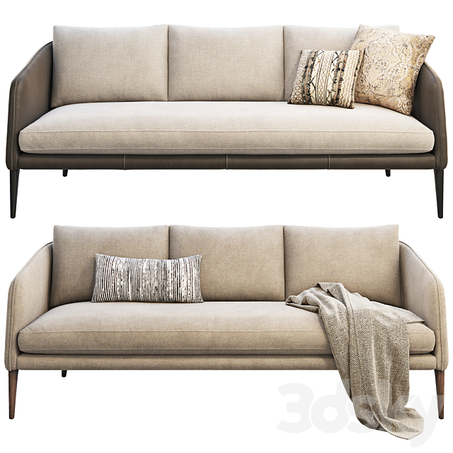 3d Models Sofa Rhys Bench Seat Sofas 2 Options
