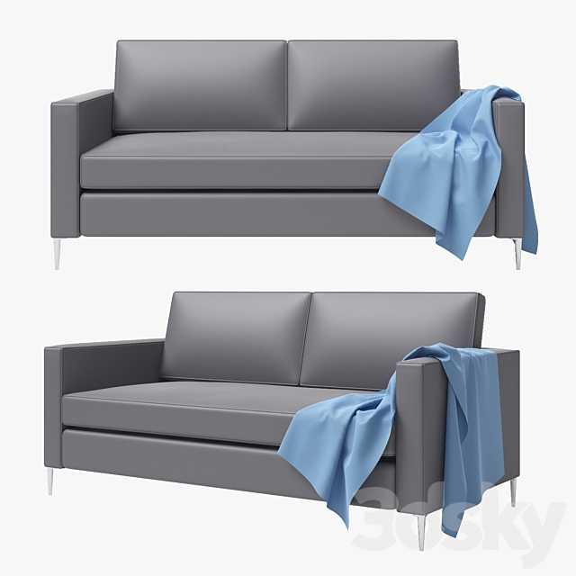 3d Models Sofa West Elm Harris Loft Sofa