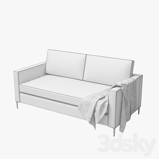 3d Models Sofa West Elm Harris Loft Sofa