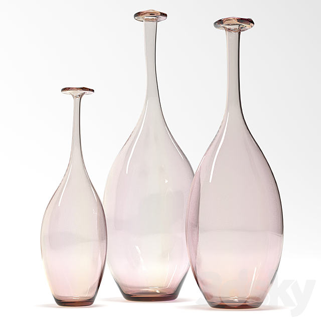 3d Models Vase Kosta Boda Fidji