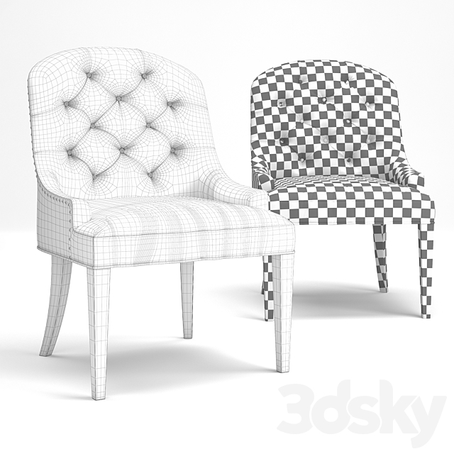 lorraine tufted chair