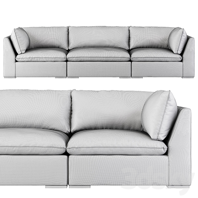 Get Wallpaper 3d Models Sofa Rh Costera Modular Leather Sofa Free HD