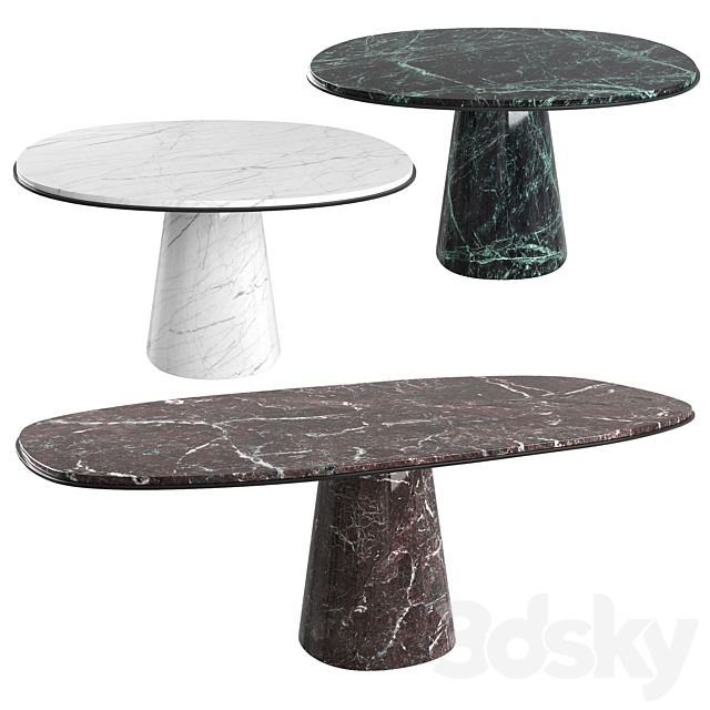 3d models: Table - Table Meridiani OWEN 210/140 by Andrea ...
