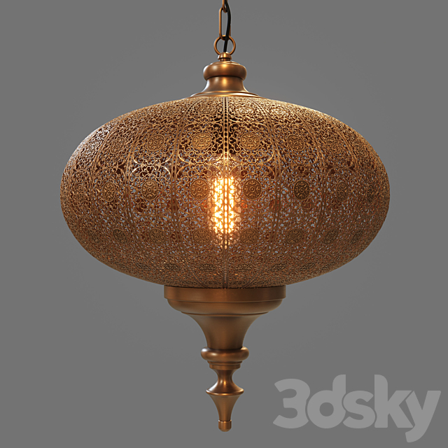 Indian Chandelier Pendant Light 3d, Lamps And Chandeliers Indian